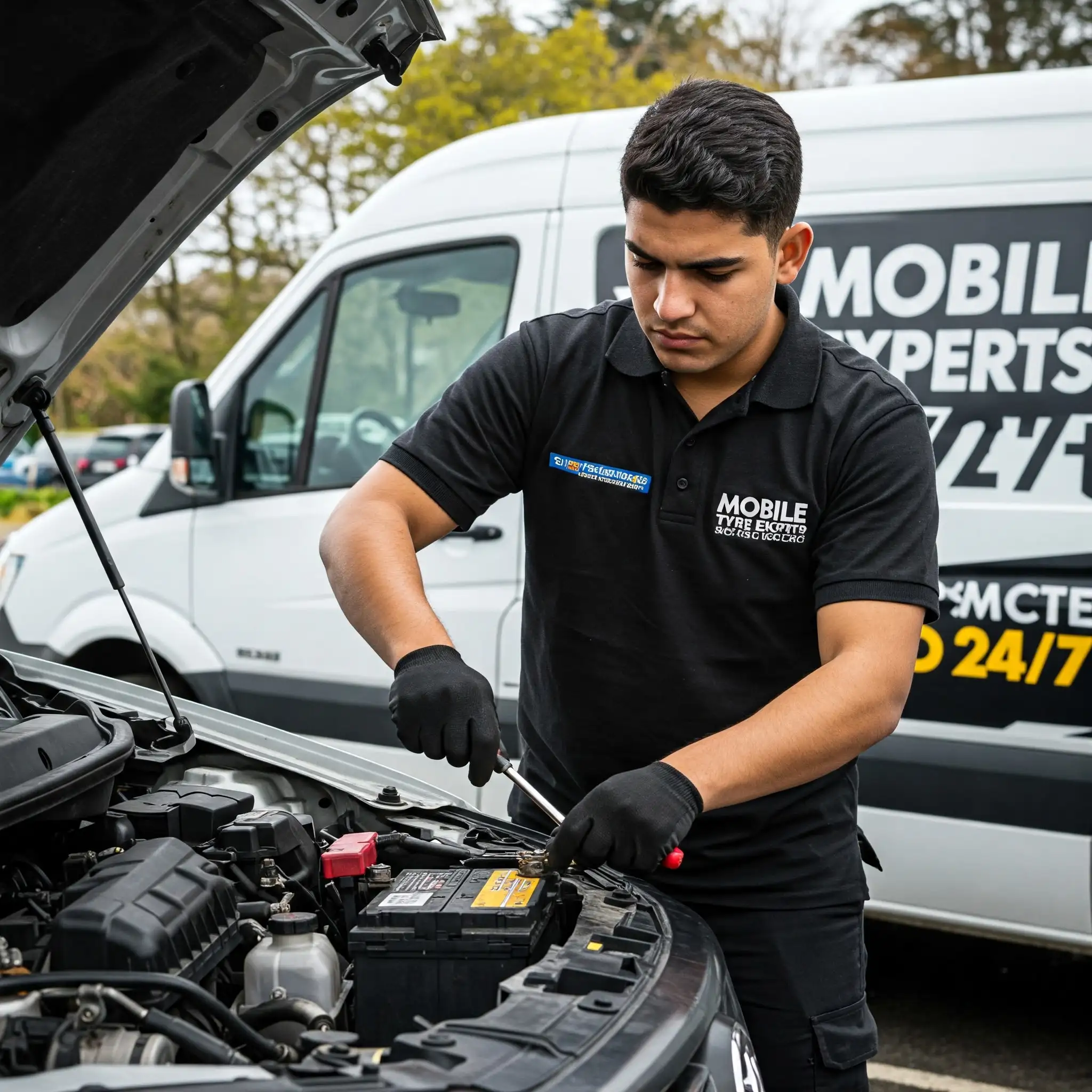 Mobile battery replacement